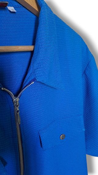 Camicia real vintage-zip-uomo-taglia 46