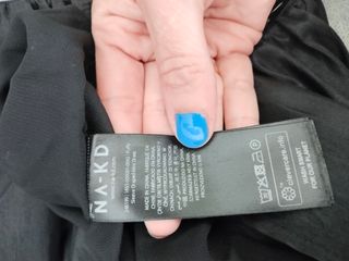 Vestido negro NA-KD talla 36