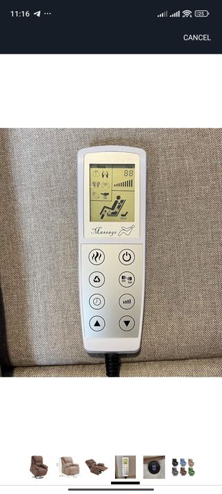 Sillón RECLINABLE con masaje