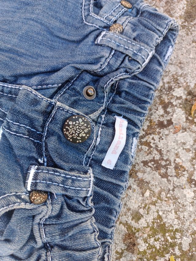 Conjunto vaquero y camiseta 6 meses