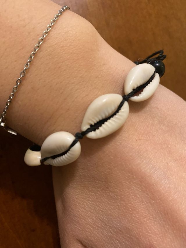 Collana e braccialetto conchiglie