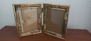 Porta fotos doble