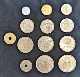 Lote monedas españolas 