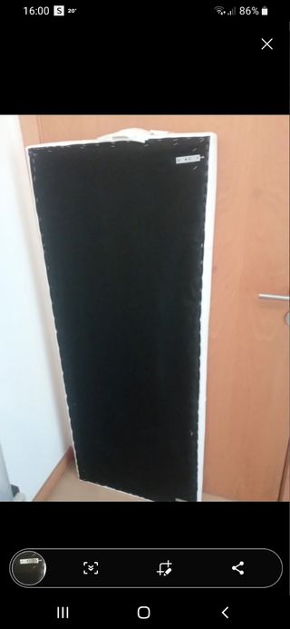 Cabecero capitoné blanco roto - Cama 150