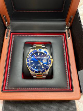 Reloj Jaguar Azul y Dorado