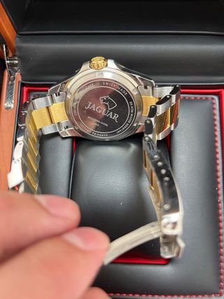 Reloj Jaguar Azul y Dorado