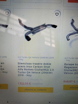 Escape Ragazzon Alfa Romeo Giulia Veloce