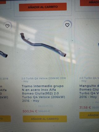 Escape Ragazzon Alfa Romeo Giulia Veloce