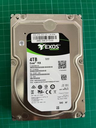 Disco duro SAS seagate exos 4tb