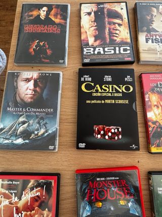 Lote 7 DVD cine accion drama comedia humor