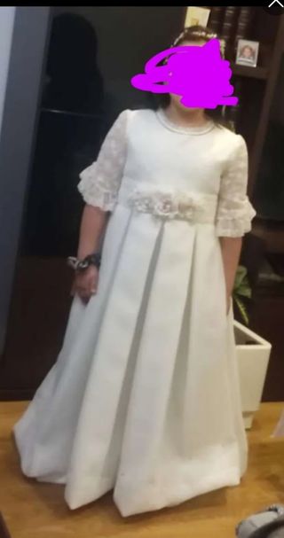 Vestido comunión niña blanco