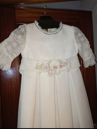 Vestido comunión niña blanco