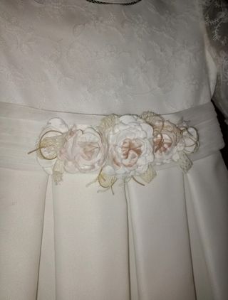Vestido comunión niña blanco