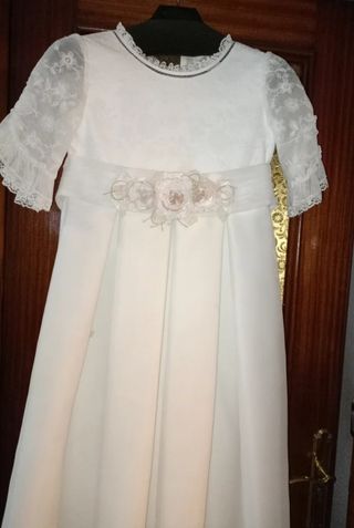 Vestido comunión niña blanco