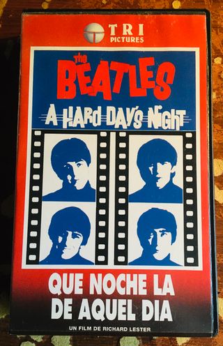 BEATLES- QUE NOCHE LA DE AQUEL DIA, PELICULA VHS