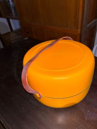 Caixa Picnic Vintage Laranja
