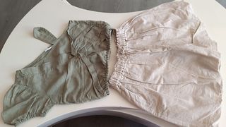 Conjunto Zara niña - top y falda
Talla 11-12