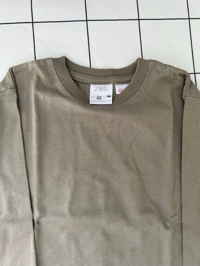 packs Camisetas manga larga niño Zara 3-4 años