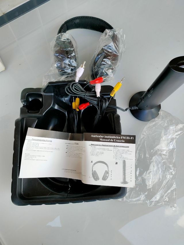 Auriculares inalámbricos FM Hi-Fi