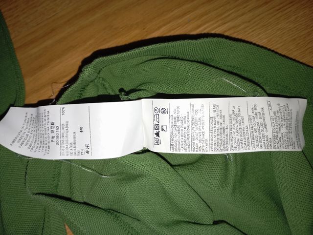 Polo Benetton niño verde - manga larga