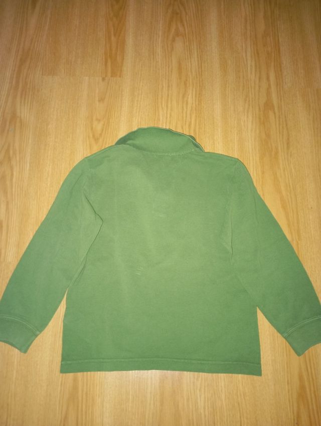 Polo Benetton niño verde - manga larga