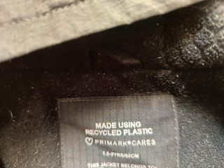 Chaqueta impermeable niño 1.52 años Primark Cares 92cm