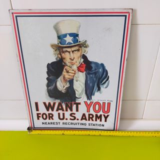 POSTER  VINTAGE  US  ARMY