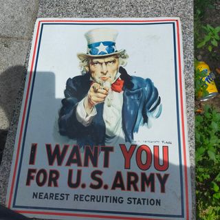POSTER  VINTAGE  US  ARMY