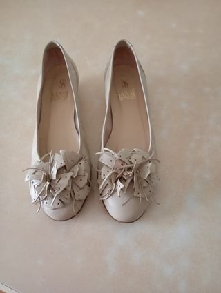 Manoletinas beige SANSE