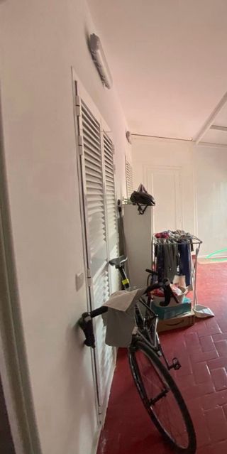 Puertas persianas aluminio blancas (2 conjuntos)