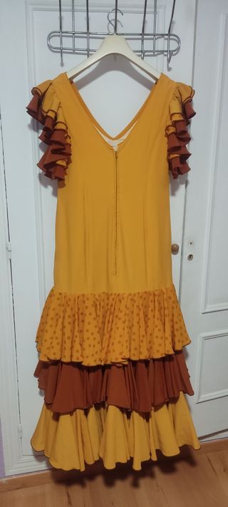 Traje gitana lunares multicolor talla 5
