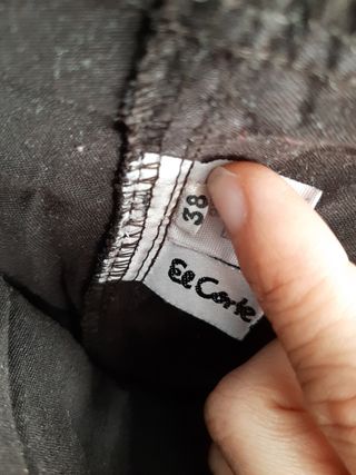 Pantalones premamá El Corte Inglés negros