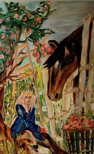 Quadro acrilico Alena