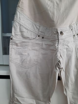 Pantalones premamá marrón - Talla 44