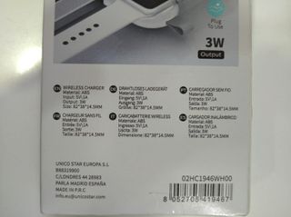 Cargador portátil en ordenadores para relojes