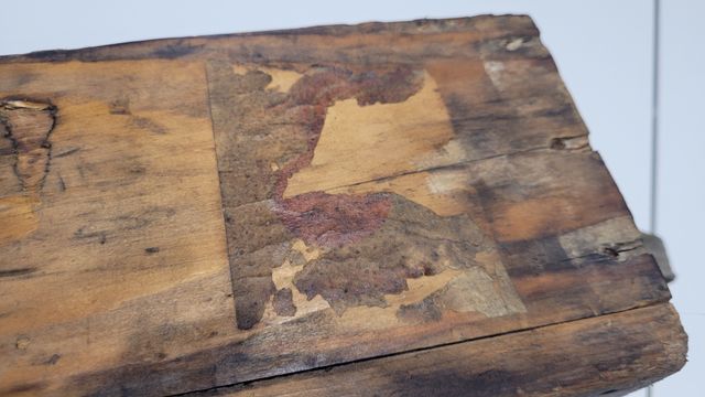 Rara scatola in legno per esplosivi dell'esercito