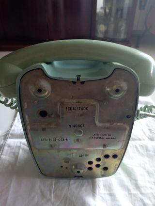 Teléfono Citesa vintage verde