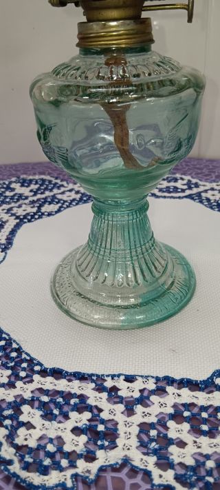 QUINQUE DE CRISTAL CON CARCASA METALICA