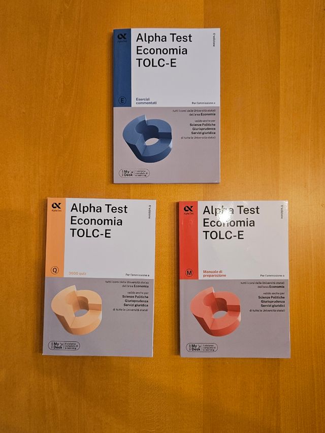 Alpha Test Economia TOLC-E nuova edizione