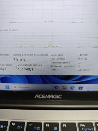 ACEMAGIC Portátil 15,6' (N95 16Gb+512Gb) #254556