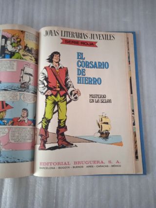 13 números El Corsario de Hierro de Bruguera