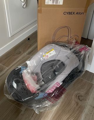 Silla de coche Portabebes Cybex Aton con base fija