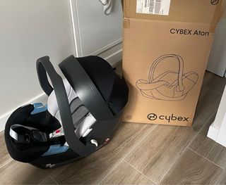 Silla de coche Portabebes Cybex Aton con base fija