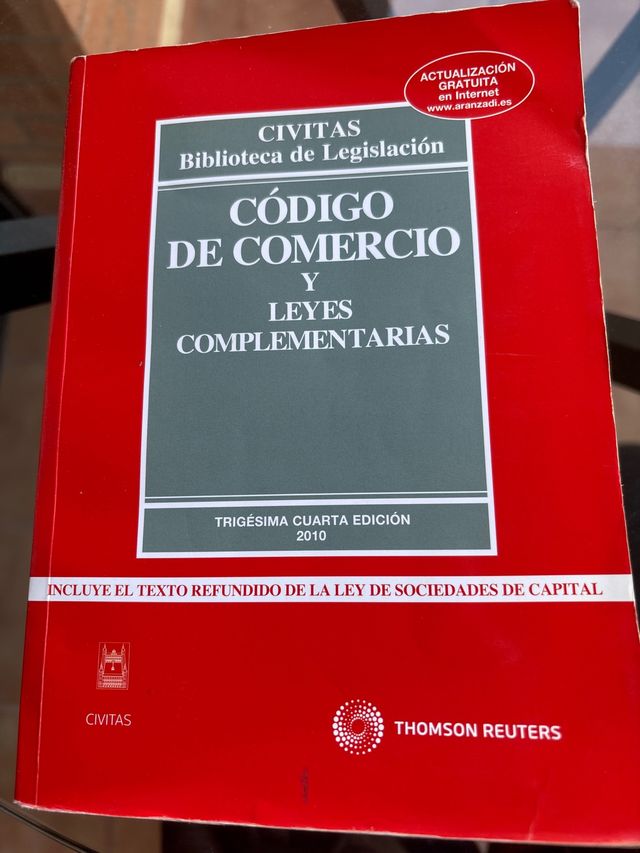 Libro: Código de Comercio y Leyes complementarias