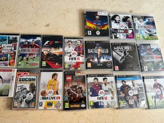 16 Juegos PS3, PSP y 3DS