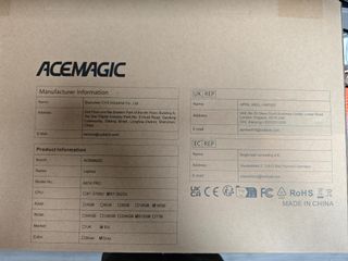 ACEMAGIC Portátil (R 7 5825U 16Gb+512Gb) #100046