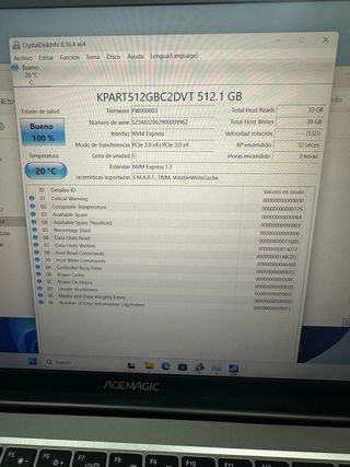 ACEMAGIC Portátil (R 7 5825U 16Gb+512Gb) #100046
