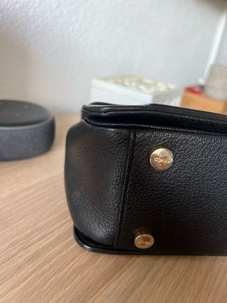 Bolso bandolera Tous negro de piel