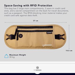 Riñonera y cinturón de seguridad