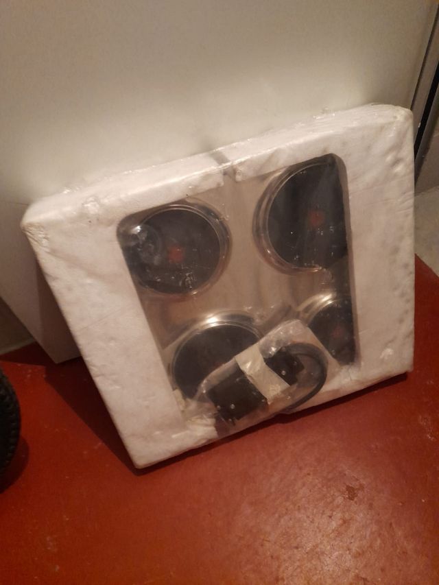 Placa de cocción eléctrica, 4 quemadores. Fagor